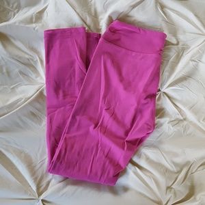 Pink LuLaRoe IS Leggings