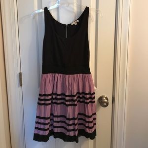 Black and purple dress