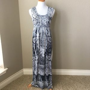 Black & White Maxi Dress