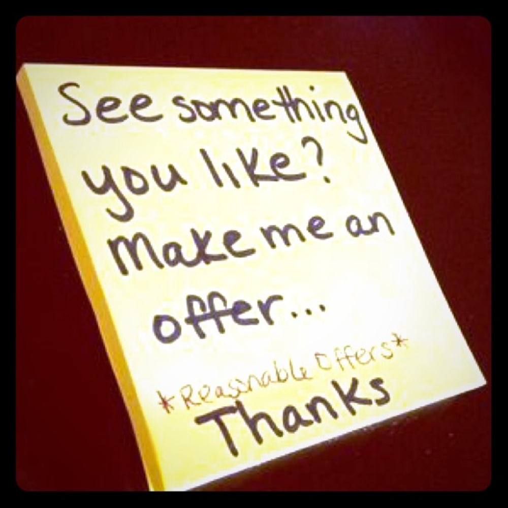 Make me an offer....