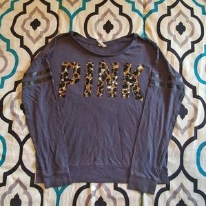 Victoria's Secret PINK Sequin Long Sleeve