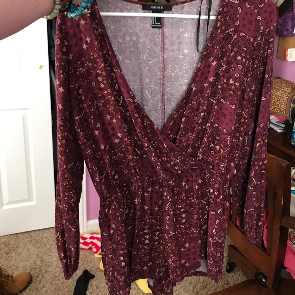 Long sleeve romper!