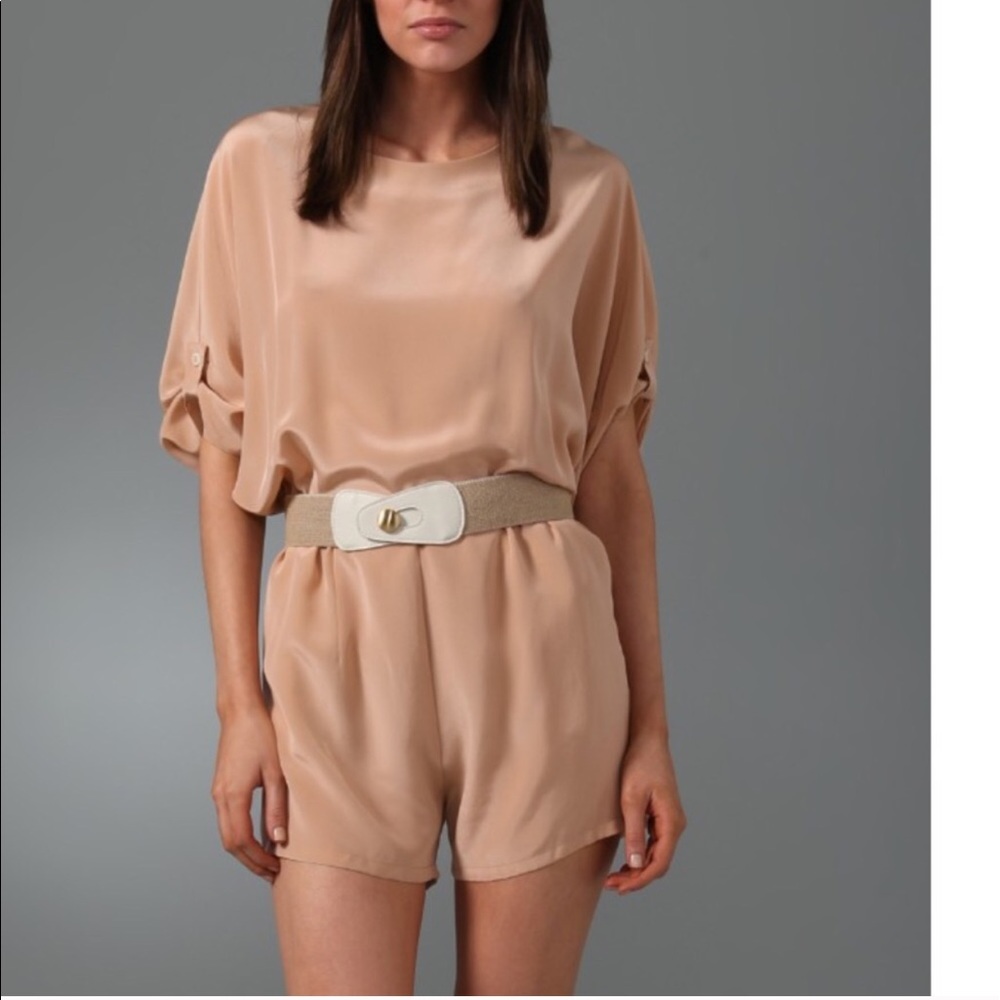 Karen Zambos Vintage Couture silk romper