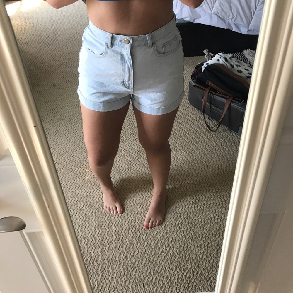 American Apparel High Waisted Shorts
