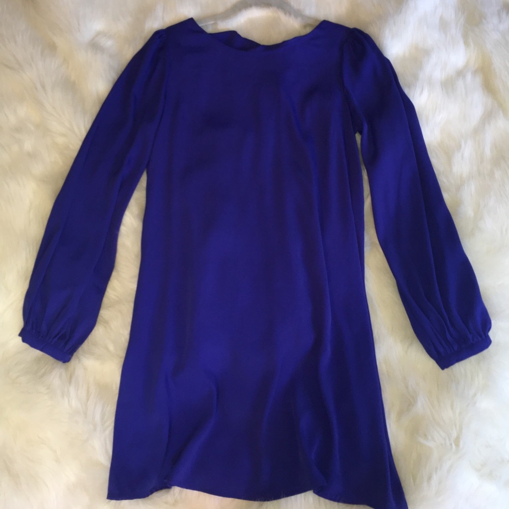 Asos Petite Long Sleeve Shift Dress