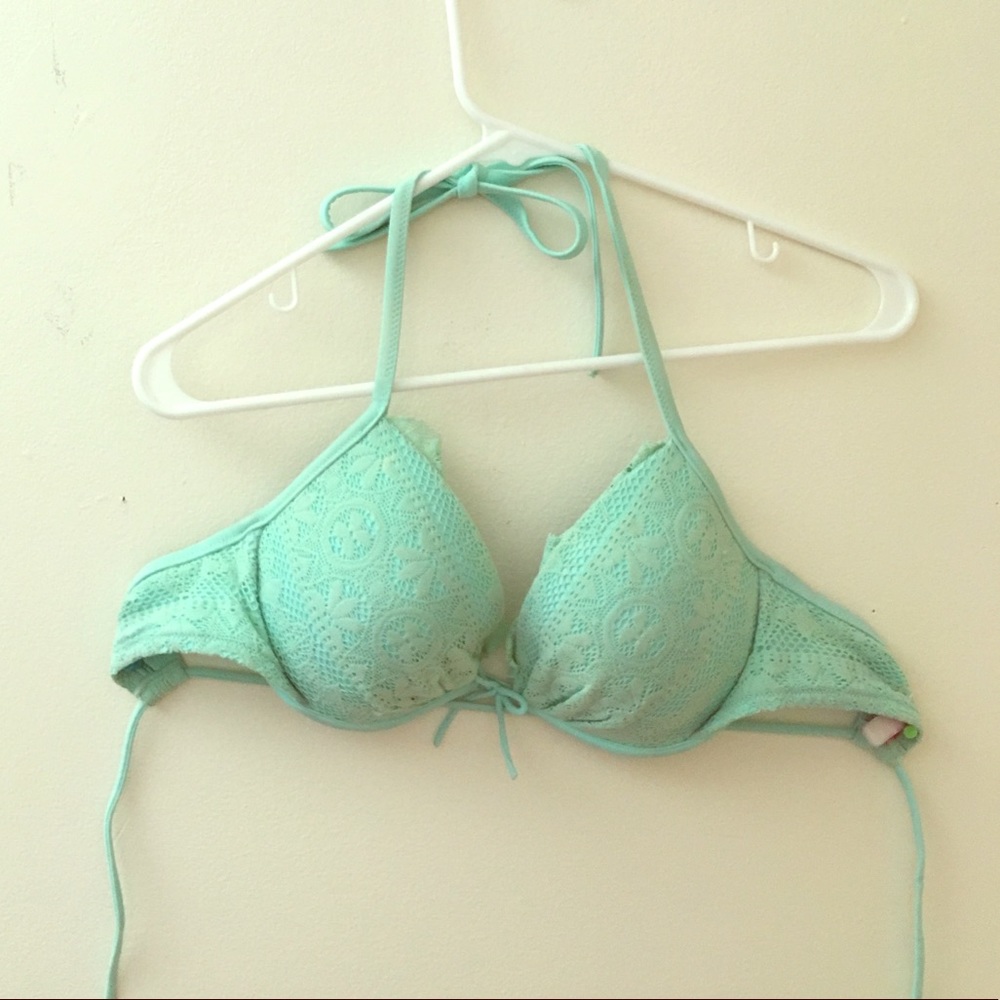 Victoria secret mint bikini top