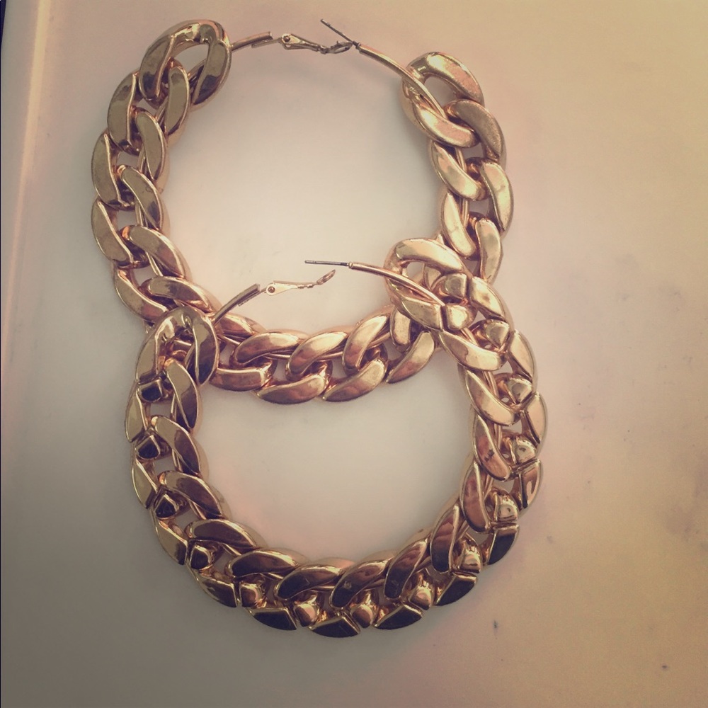 Gold Hoop Earrings