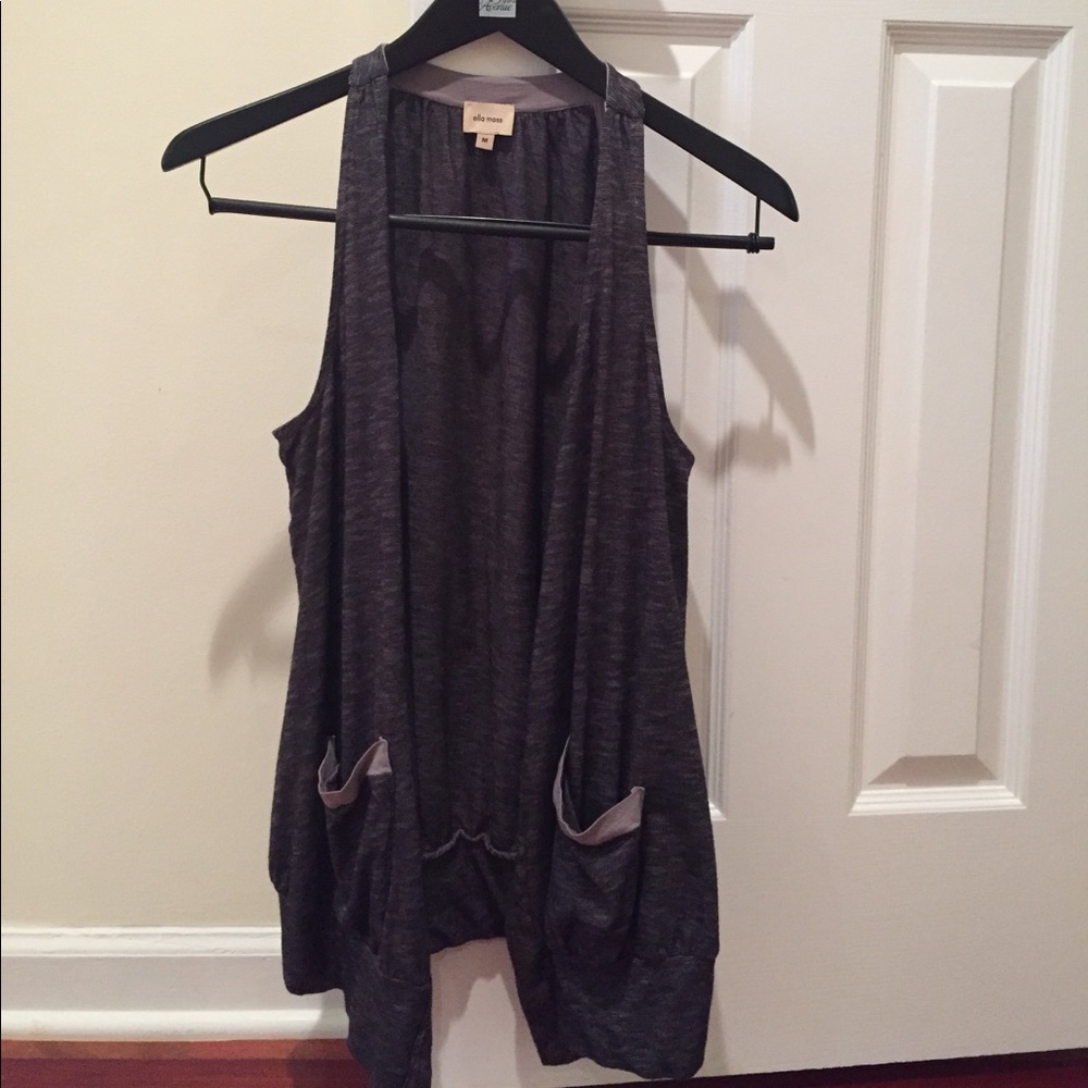 Ella Moss draped vest (cotton) size medium