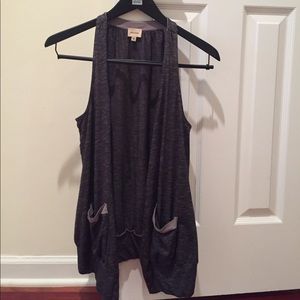 Ella Moss draped vest (cotton) size medium