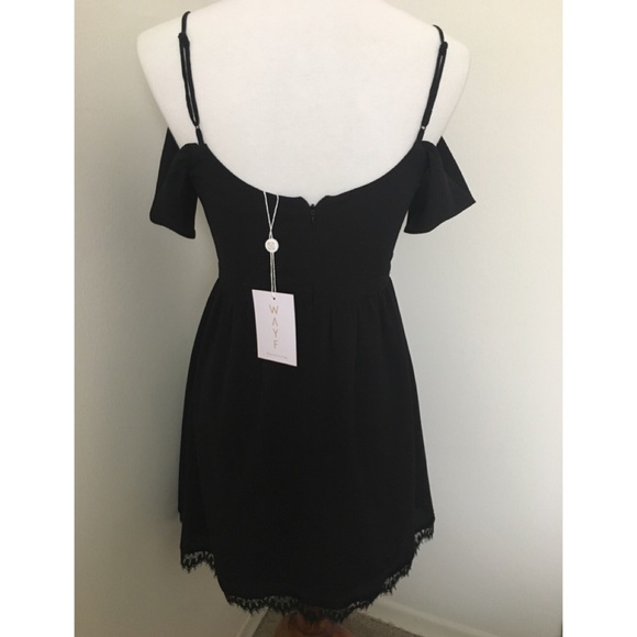 WAYF Bluff Lace Trim Mini Dress. BNWT. - Picture 3 of 4