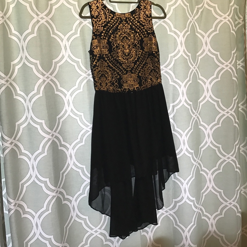 Black & Gold Dress