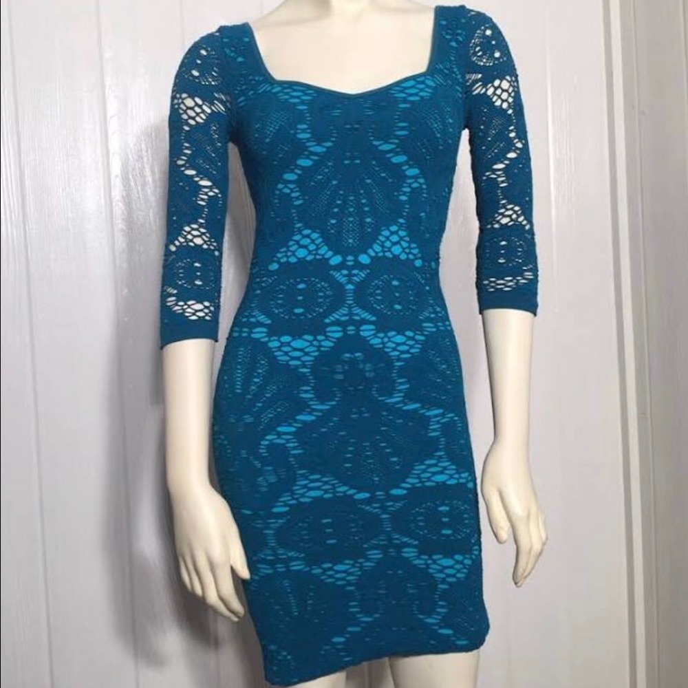 Intimately Free People 3/4 Medallion Bodycon Dress