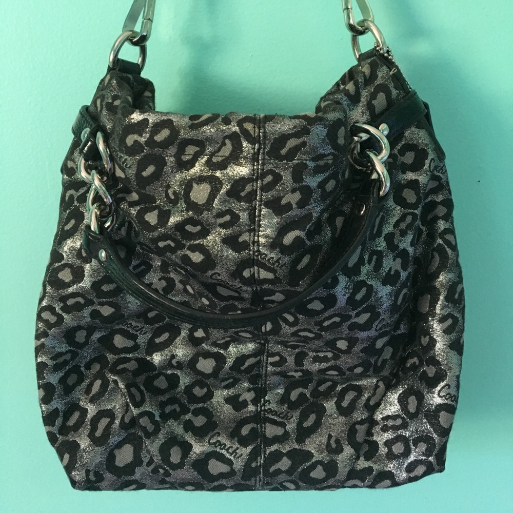 Coach Ocelot print purse& wallet