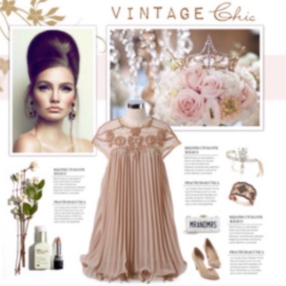 Gorgeous ruffle beaded dress💖One of a kind! - Picture 2 of 4