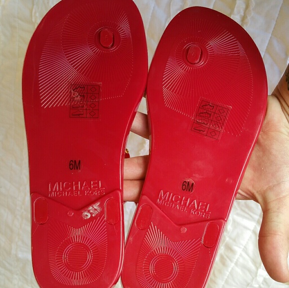 •michael kors• signature red cork sandals - Picture 5 of 6