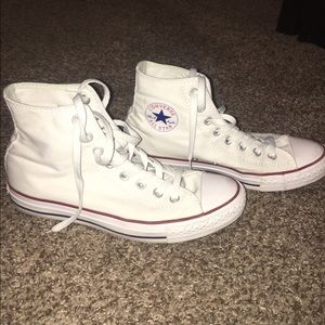 White high top converse