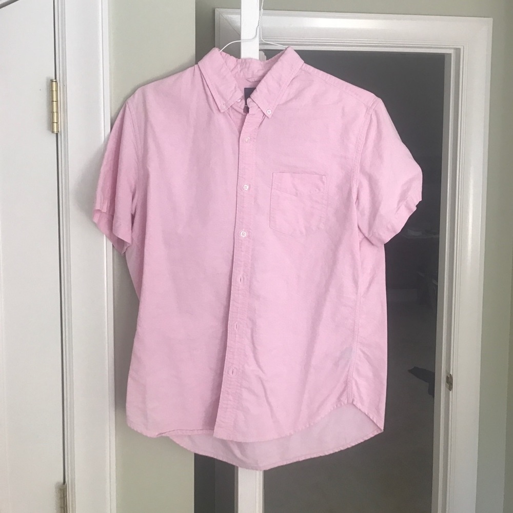 Pink Bonobos Short Sleeve Button down