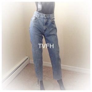 "Levi's Vintage High-waisted Light Wash Denim"