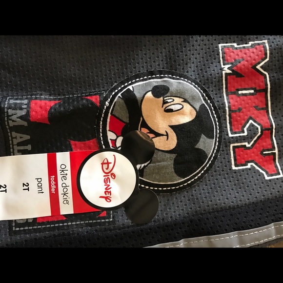 Okie Dokie pans, 100% polyester dark grey 2T - Picture 3 of 4