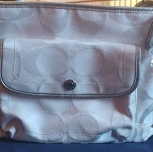 White coach purse