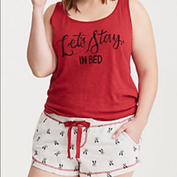 torrid Intimates & Sleepwear Sleep Tank And Shorts Nwt And Nip