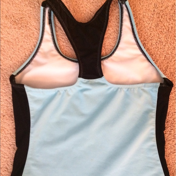 Light blue and black sports tank - Picture 2 of 2