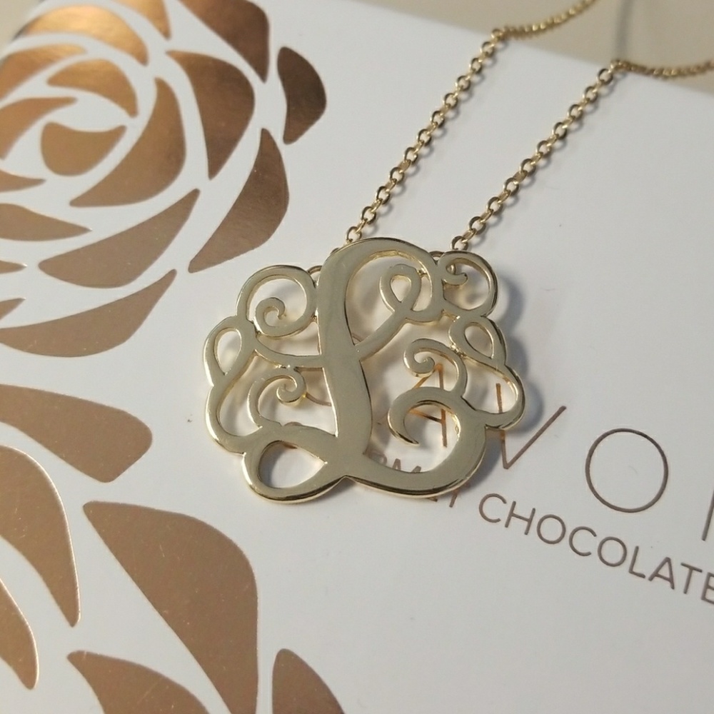 NWT! Beautuful Initial "L" Necklace