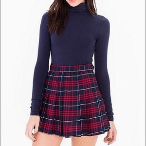 American Apparel plaid tennis skirt