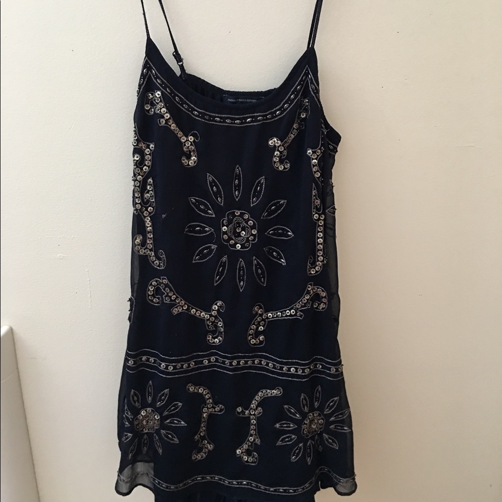 American eagle blue gypsy dress