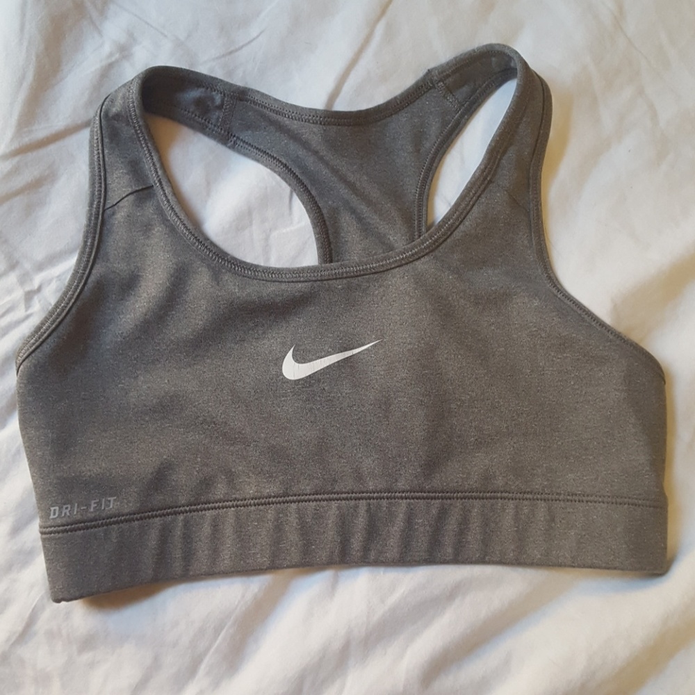 Nike Dri Fit Grey Sports Bra