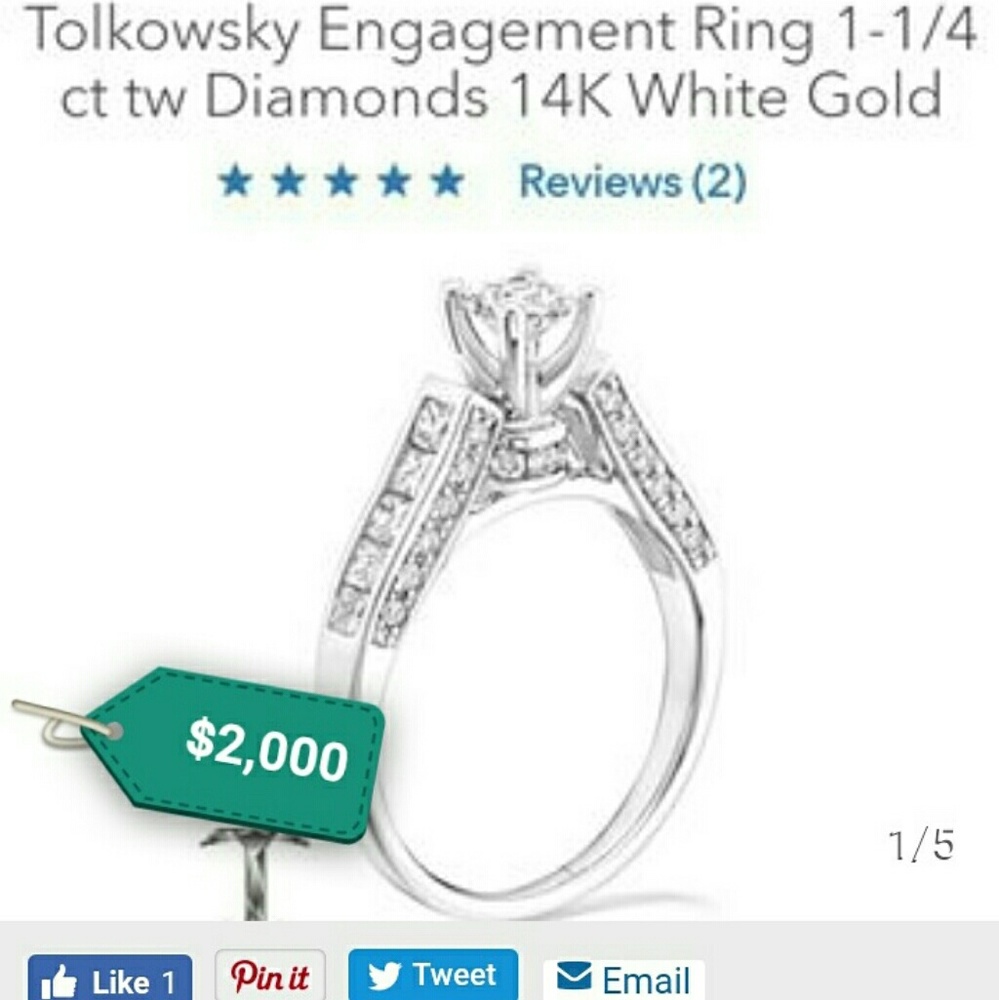 1.25 karat engagement ring