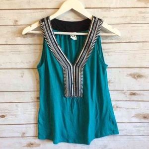 🆕 Anthropologie Akemi + Kim Sloan Tank TURQUOISE