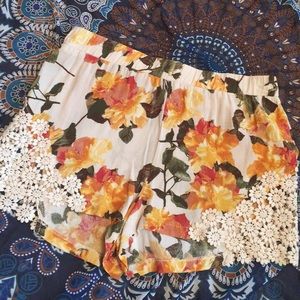 Floral shorts