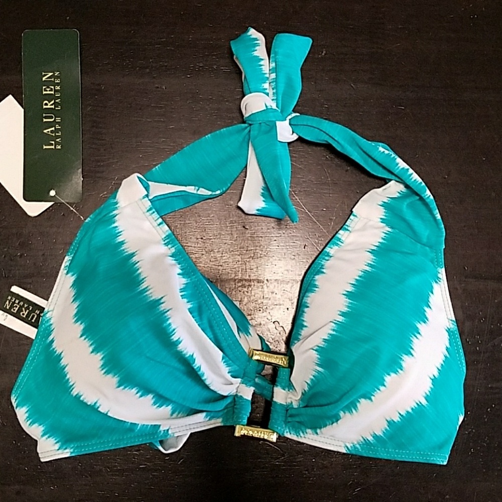 💥 3 for $15 💥 Ralph Lauren turquoise bikini top