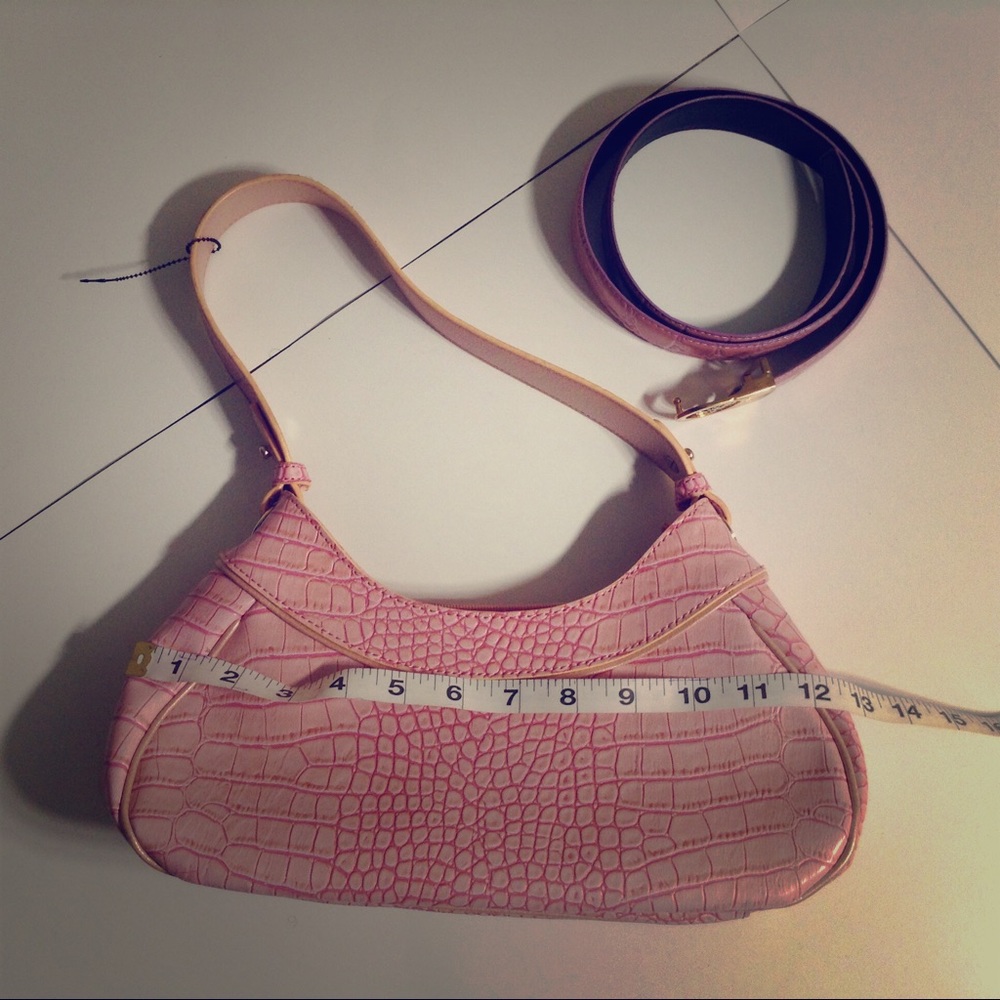 Liz caliborne mini shoulder bag with Versace belt