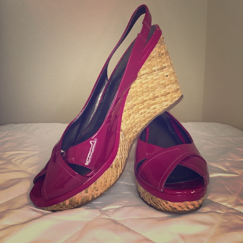 Pink summer Nordstrom Boutique Sandal Wedges 10M