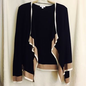 Black Open Sweater/Cardigan