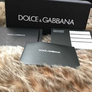 Dolce & Gabbana Box & Authenticity/Guarantee