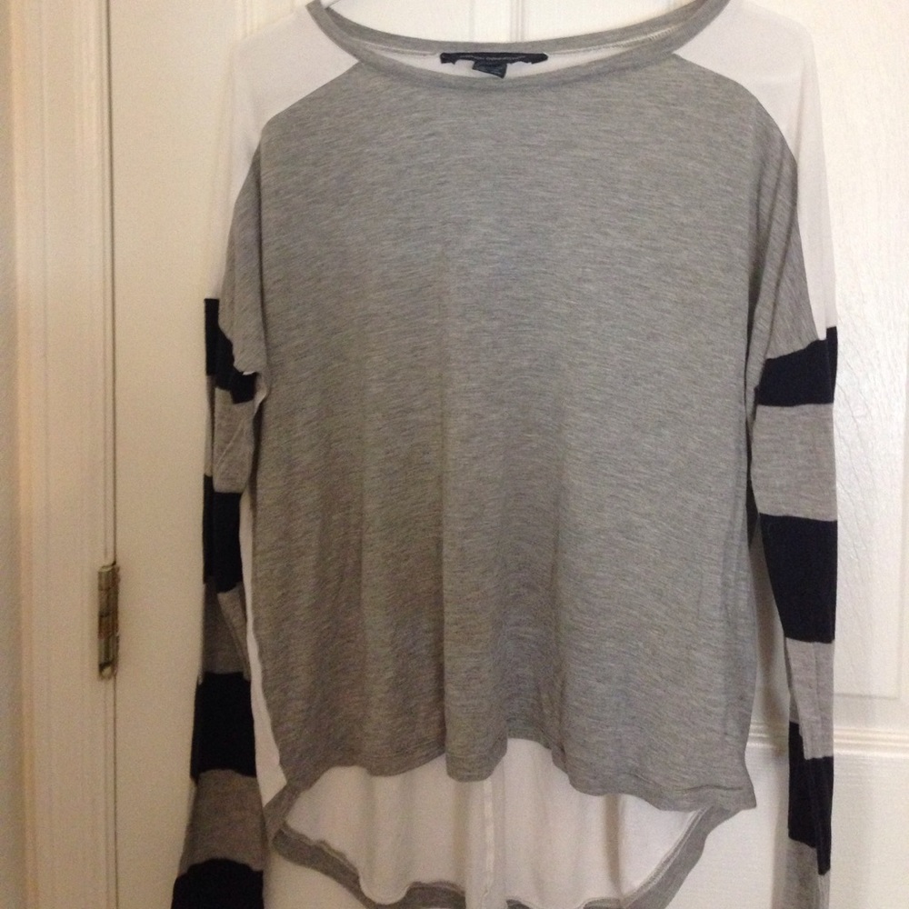 Long Sleeve High Low Top