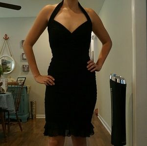 Sexy 🔥 black Cache halter dress