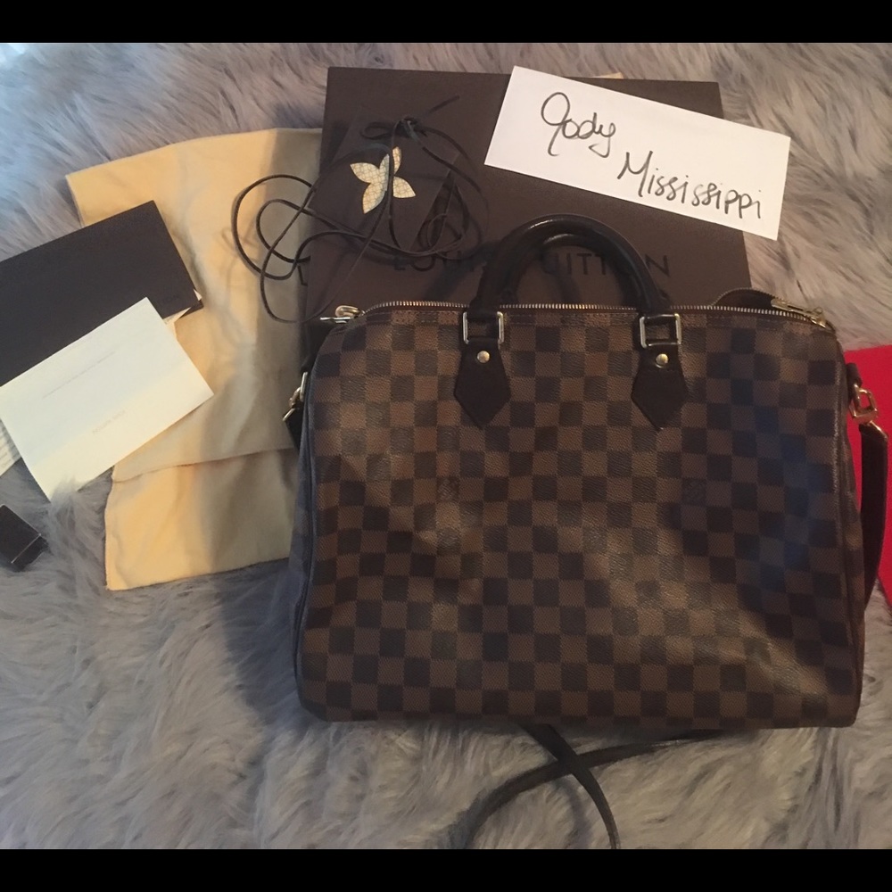 Louis Vuitton speedy B 35 in DE authentic!