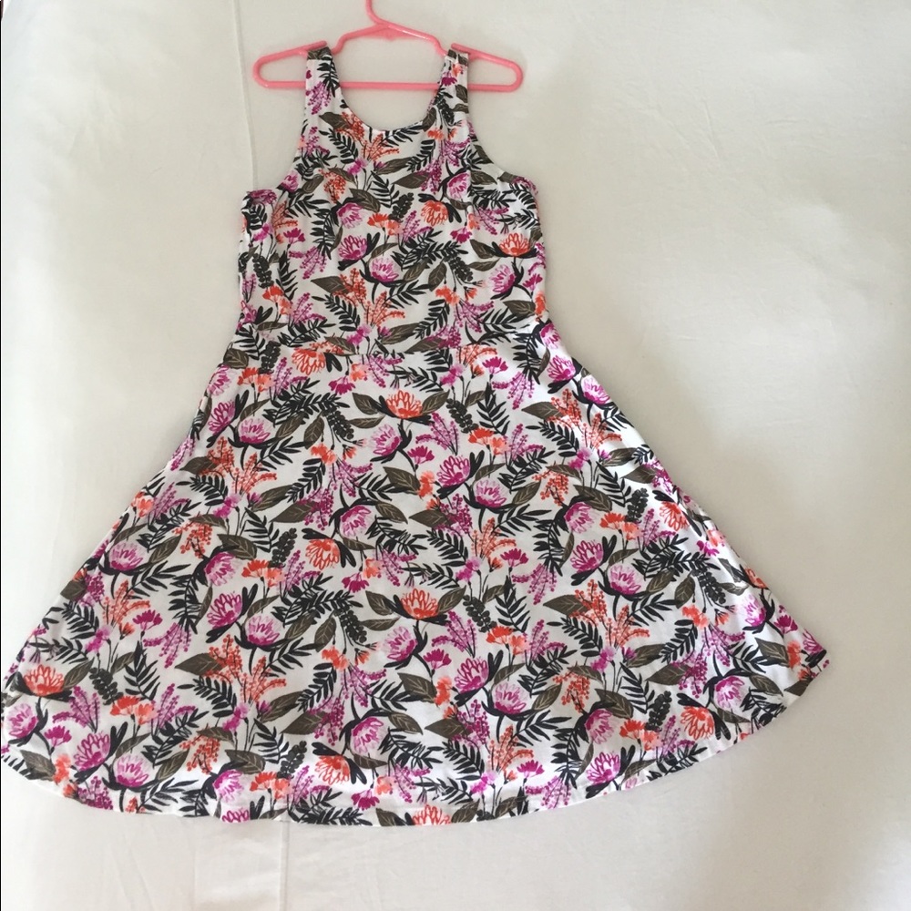 Girls floral Cotten swing sundress - Picture 1 of 3
