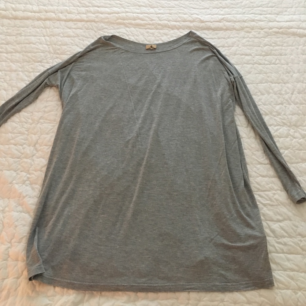 Gray Piko Dress