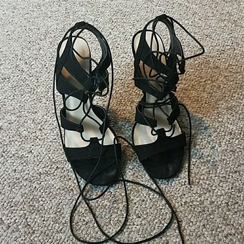 Lace up heels