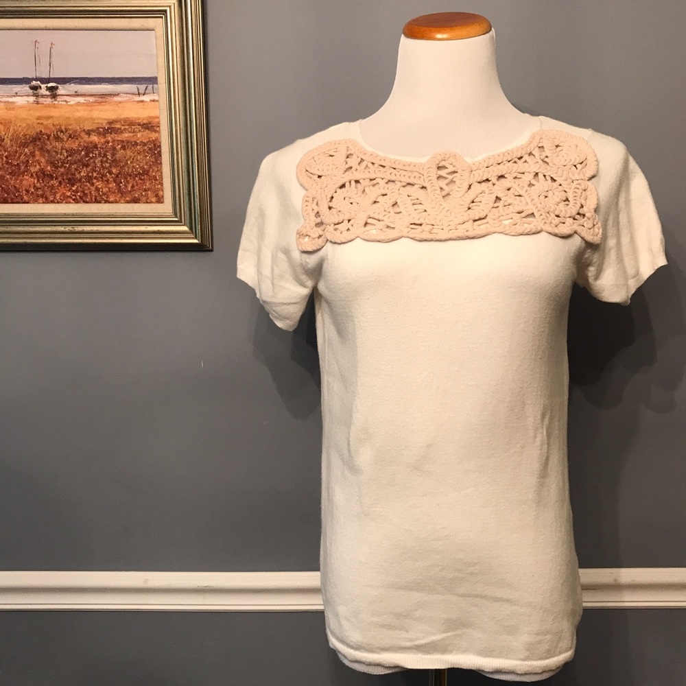 [Anthro] Short Sleeve Sweater