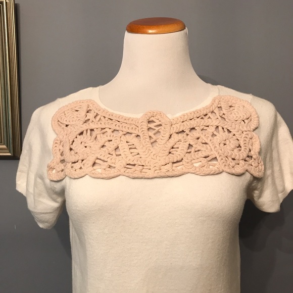 [Anthro] Short Sleeve Sweater - Picture 2 of 4