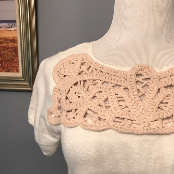 [Anthro] Short Sleeve Sweater - Picture 3 of 4