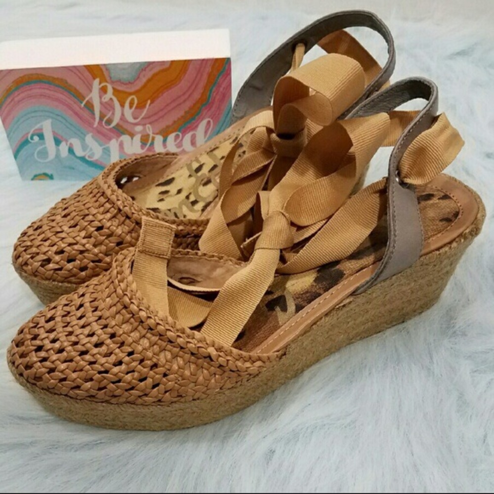Sam Edelman Leona Wedges size 8