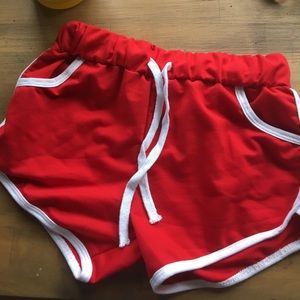 Red Lissette shorts