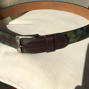 Men's camo belt by Neiman Marcus